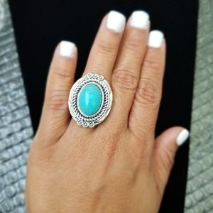 Acqua Blue Ring